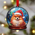 Pomeranian Snow Globe Decoration
